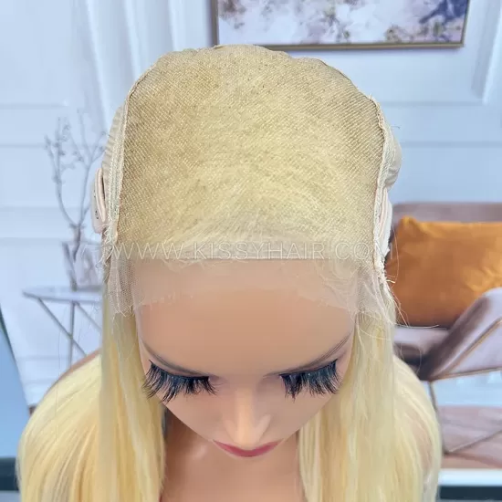 #613 Blonde Raw Hair 5x5 Closure Wig