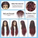 Knotless Gypsy Locs With Water Wave Braid Wig 32”Wholesale