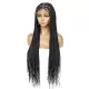 Knotless Box Braids Full Lace Front Braid Wig 34” Wholesale