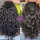 Peruca de Feixe de Cabelo Humano Virgem com Fechamento de 5x5